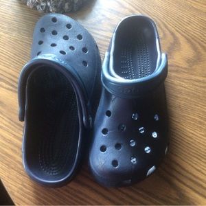 Navy blue Crocs